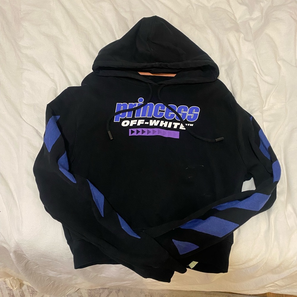 OFF WHITE cropped hoodie